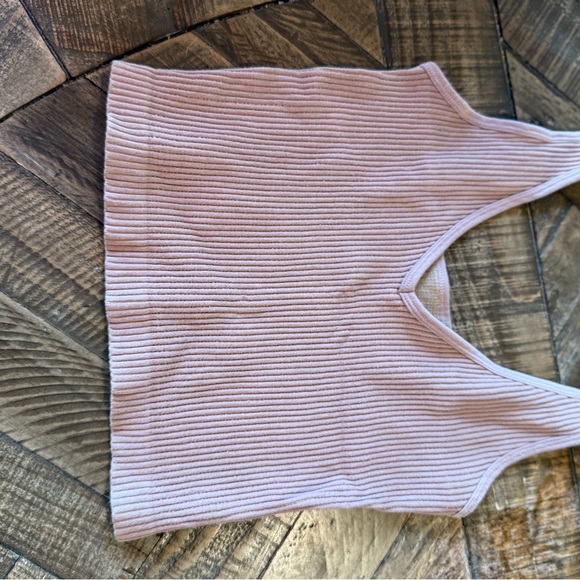 Free People Intimately Ribbed Blush Camisole, Sz ES/Small - Picture 3 of 5